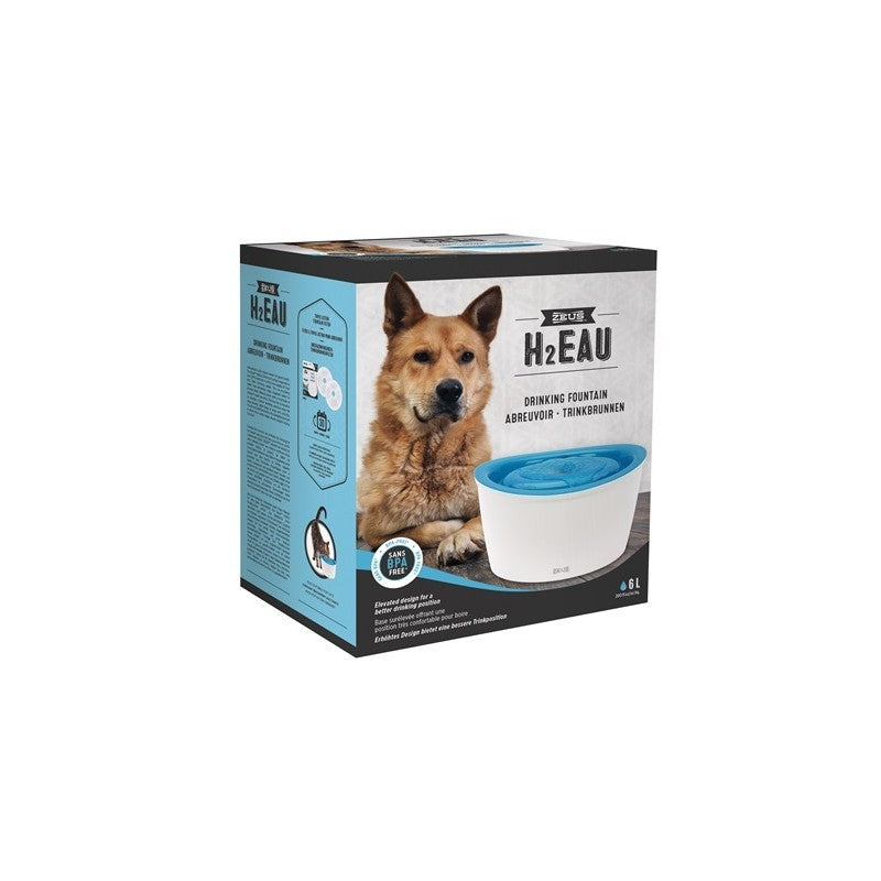 Bebedero Fuente para Perros Zeus H2EAU 6L