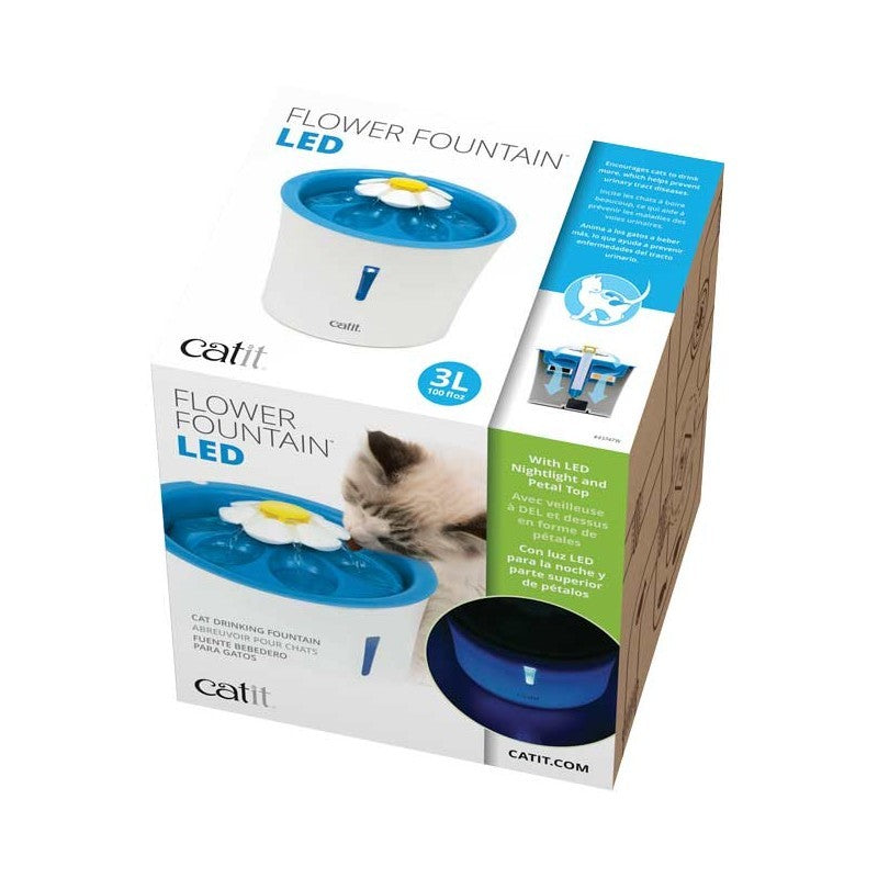 Bebedero Fuente Flower Fountain Led Catit