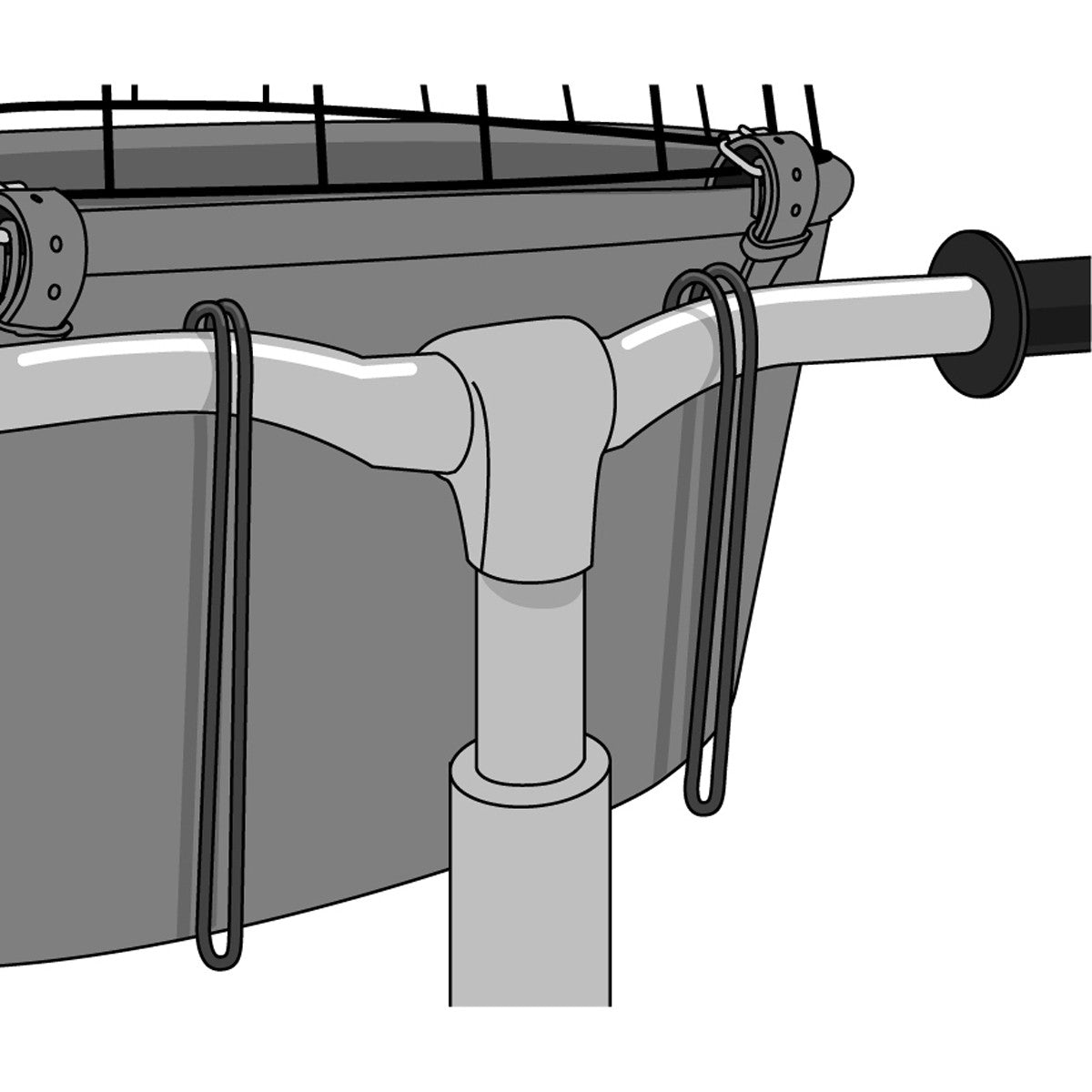 Cesta Para Bicicleta Flamingo Manillar Linea