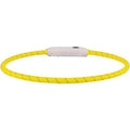 Collar Para Perro Flamingo Visio Light Nylon Reflectante - Amarillo