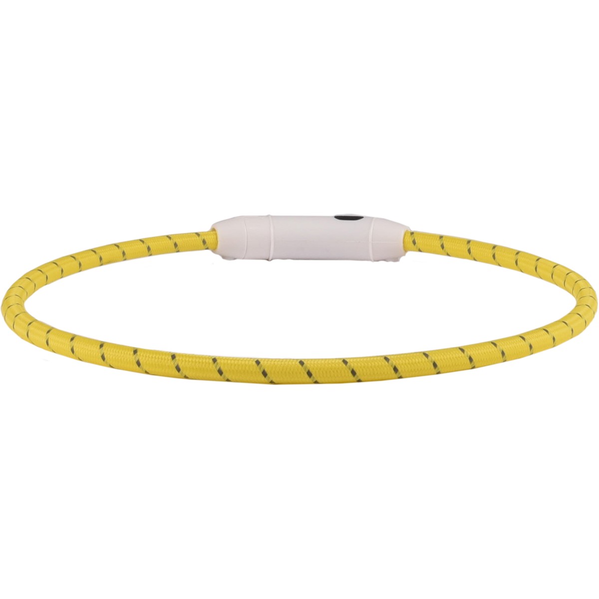 Collar Para Perro Flamingo Visio Light Nylon Reflectante - Amarillo