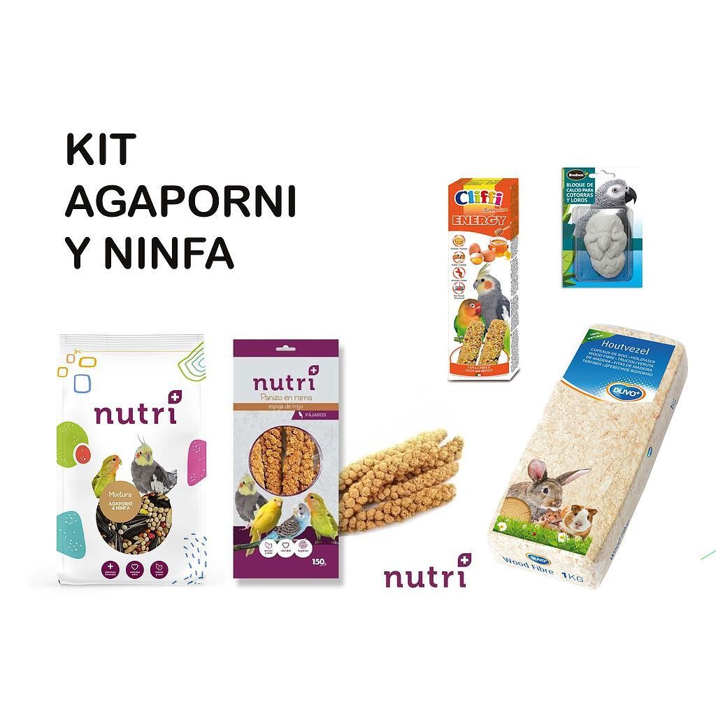 Nutri+ Kit para Jaulas de Agaporni y Ninfa