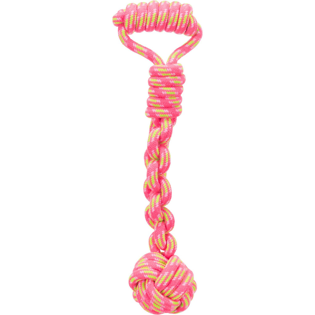 Cuerda Juego con Pelota Tejida 38cm - Pack de 3 unidades