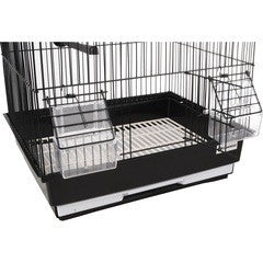 JAULA FLAMINGO (34x28x44,5cm) - E LAMPUNG 2 NEGRO Pack 2uds