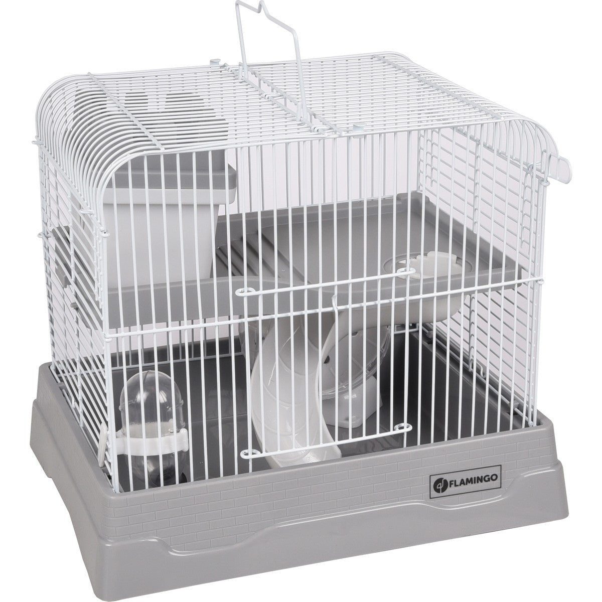 Jaula Para Hámster Flamingo - Dinky Gris- Pack 2uds