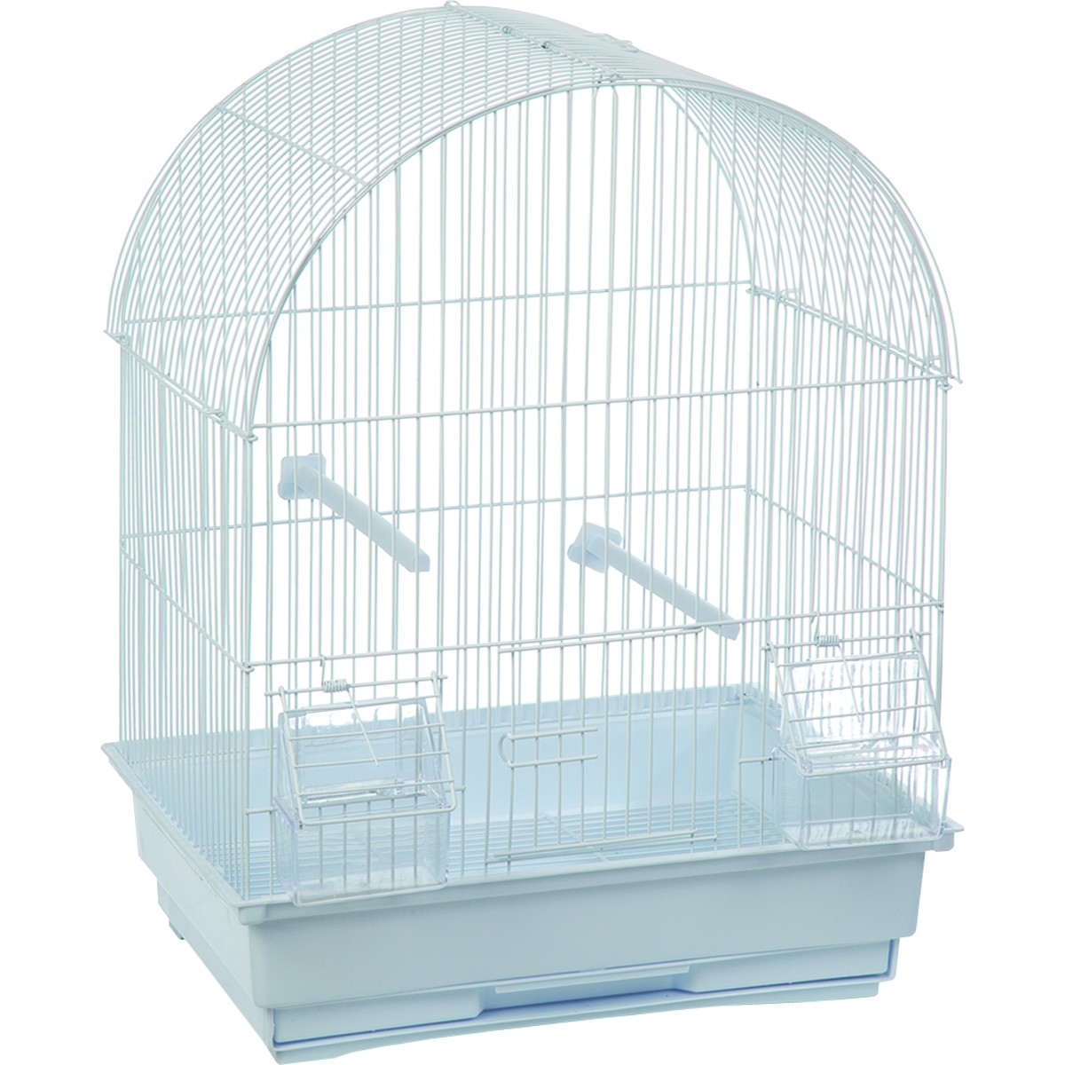 Jaula Para Periquitos Flamingo - Alor Blanco Pack 2uds