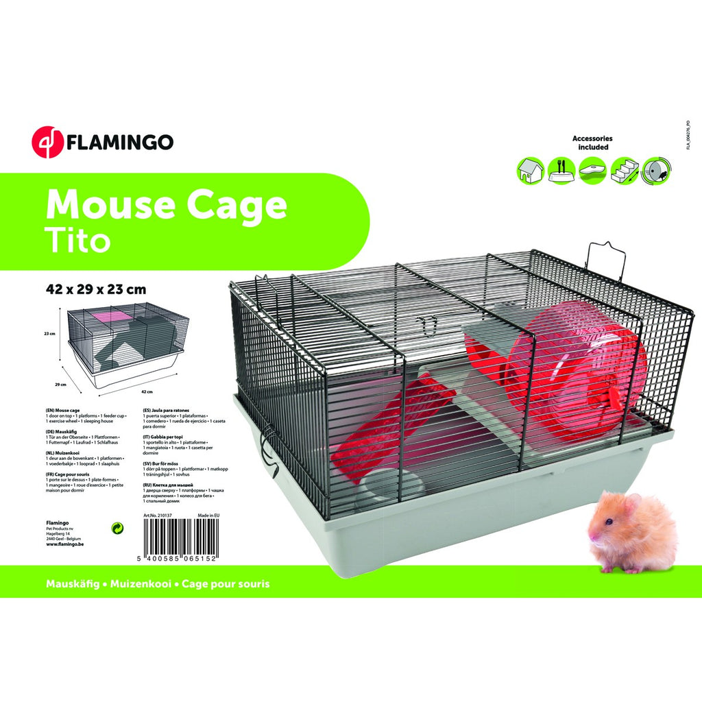 Jaula Para Ratón Flamingo - Tito