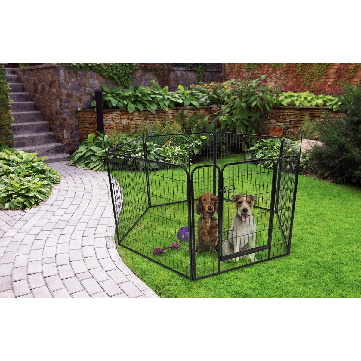 Parque Para Perro Flamingo Zecta - Negro