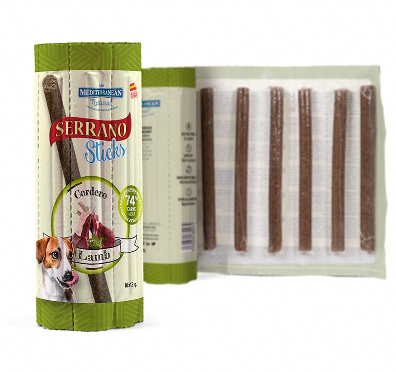 MDT Serrano Stick Perros Cordero 16 x 10 unidades