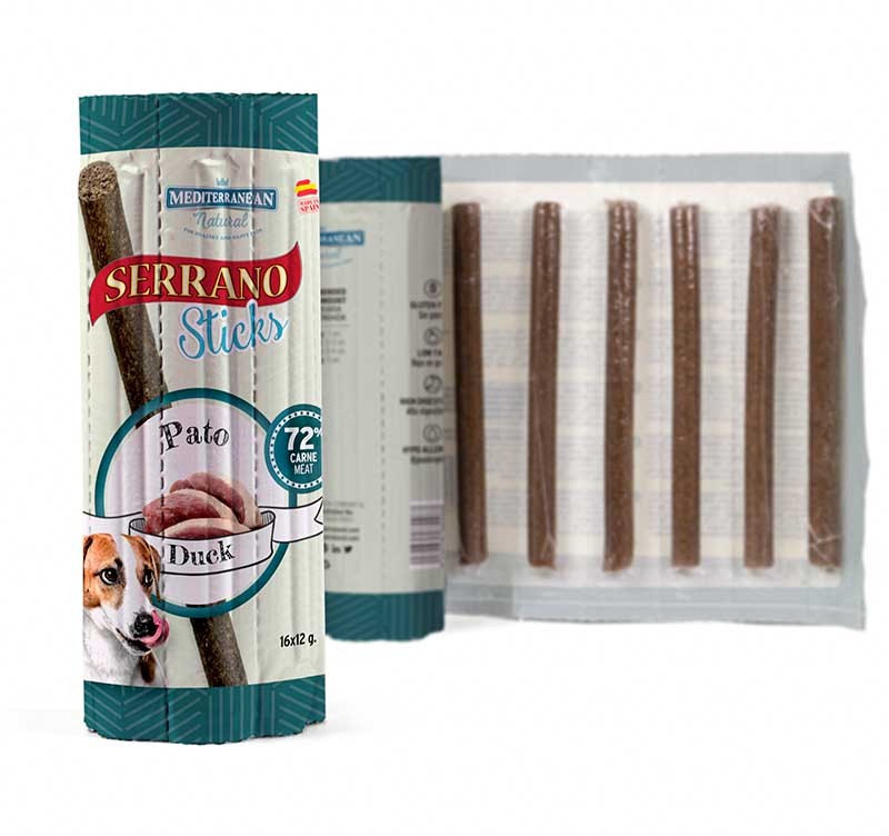 MDT Serrano Stick Perros Pato 16 x 10 unidades