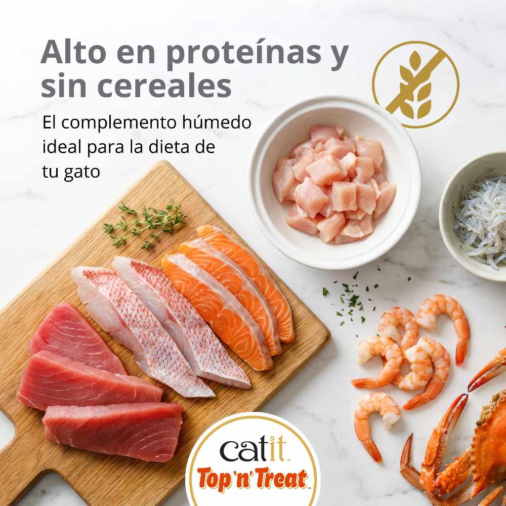 Catit Top 'n' Treat de Pollo - Pack de 8 unidades