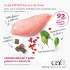 Catit Recipes Kitten Pollo, 2kg - Pack de 4 unidades