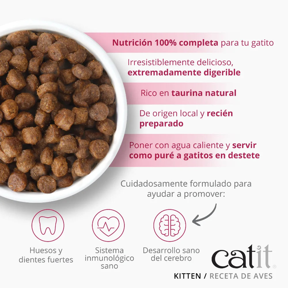 Catit Recipes Kitten Pollo, 2kg - Pack de 4 unidades