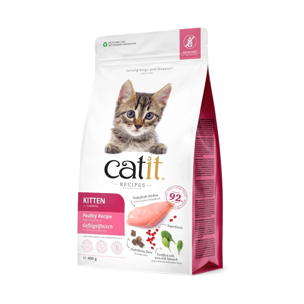 Catit Recipes Kitten Pollo, 400g - Pack de 6 unidades