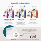 Catit Recipes Adulto Pescado de Mar, 2kg - Pack de 4 unidades