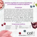 Catit Recipes Esterilizado Aves, 400g - Pack de 6 unidades