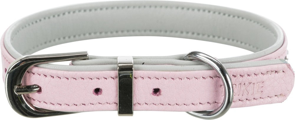 Outlet Trixie Collar para perros piel Rosa 27-33 cm