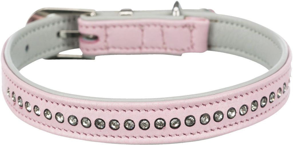 Outlet Trixie Collar para perros piel Rosa 27-33 cm