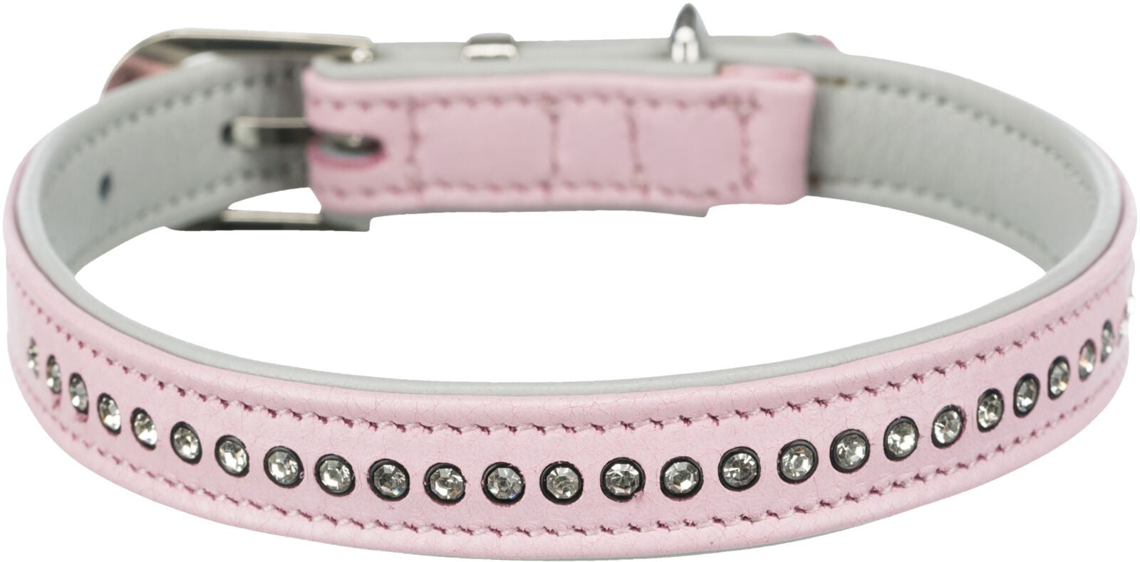 Outlet Trixie Collar para perros piel Rosa 27-33 cm