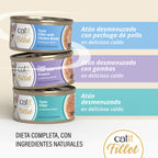 Atún desmenuzado para gatos Catit Cuisine Fillet