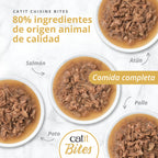 Trocitos de carne en salsa para gatos Catit Cuisine Bites 75g - Pack de 12 unidades