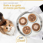 Dúo de carne con toppings para gatos Catit Cuisine Duet