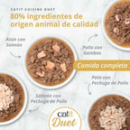 Dúo de carne con toppings para gatos Catit Cuisine Duet