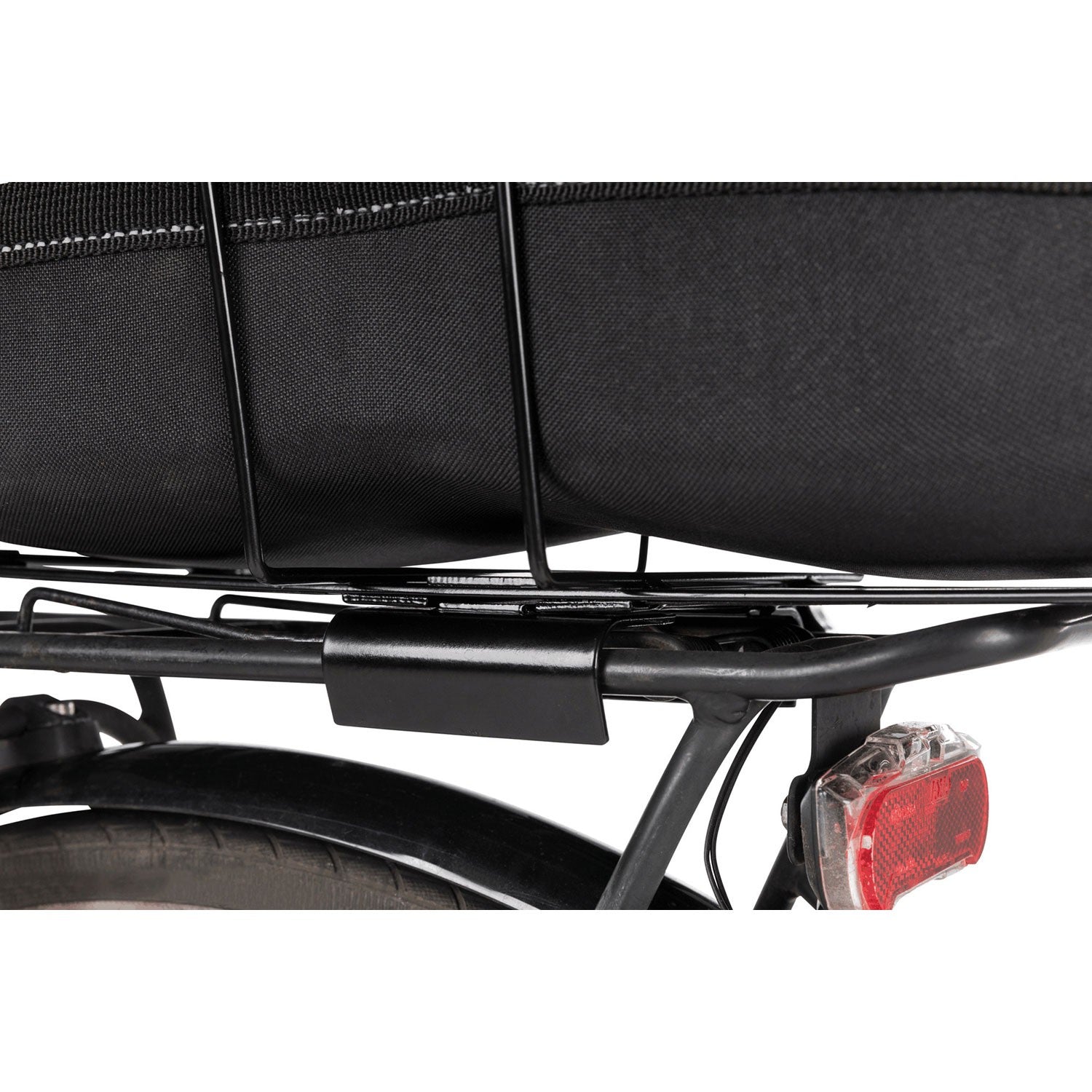 Cesta para Bicicleta para portaequipajes estrechos negro