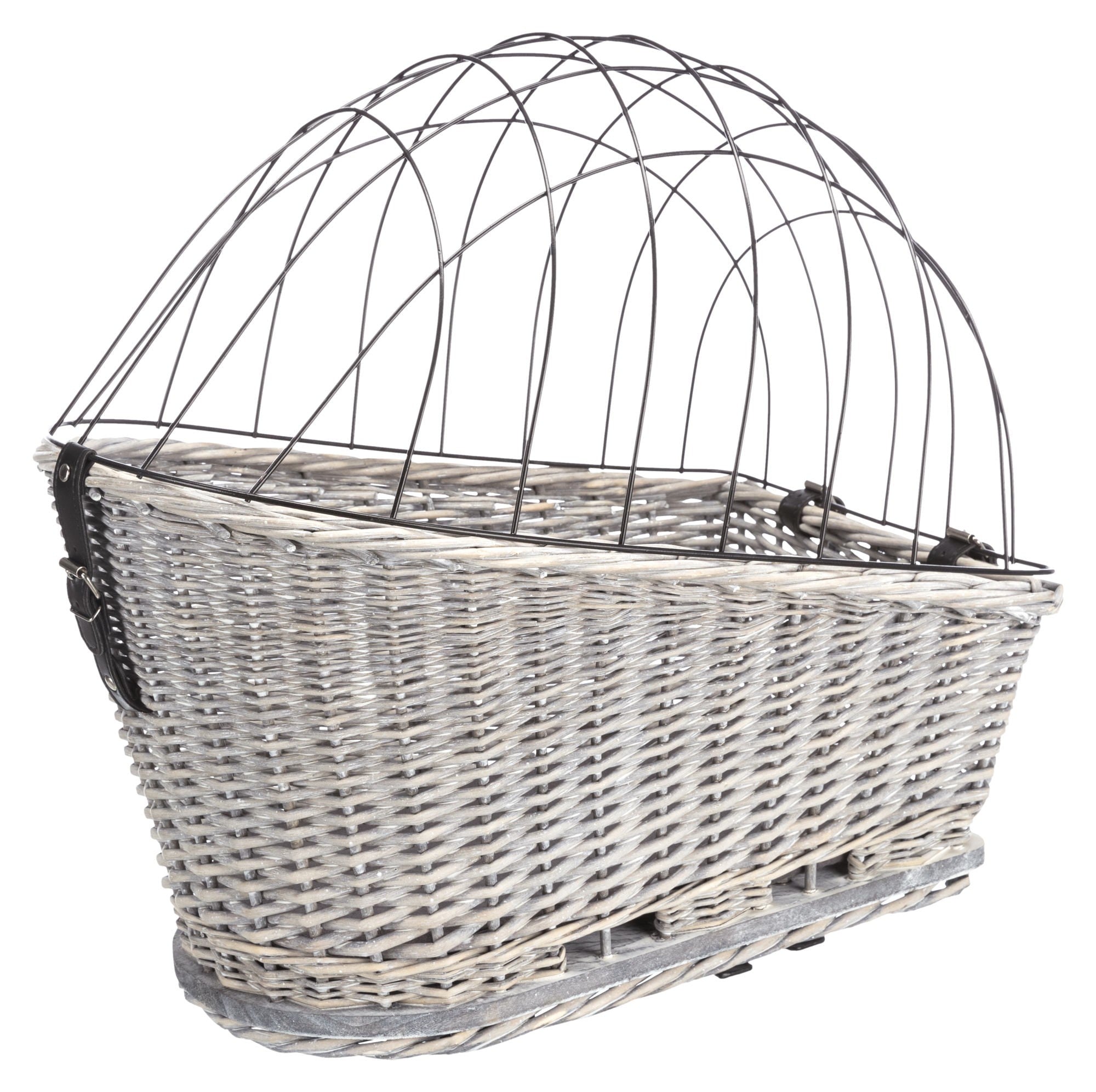 Cesta Bicicleta para Perros para Portaequipajes Bicicleta gris
