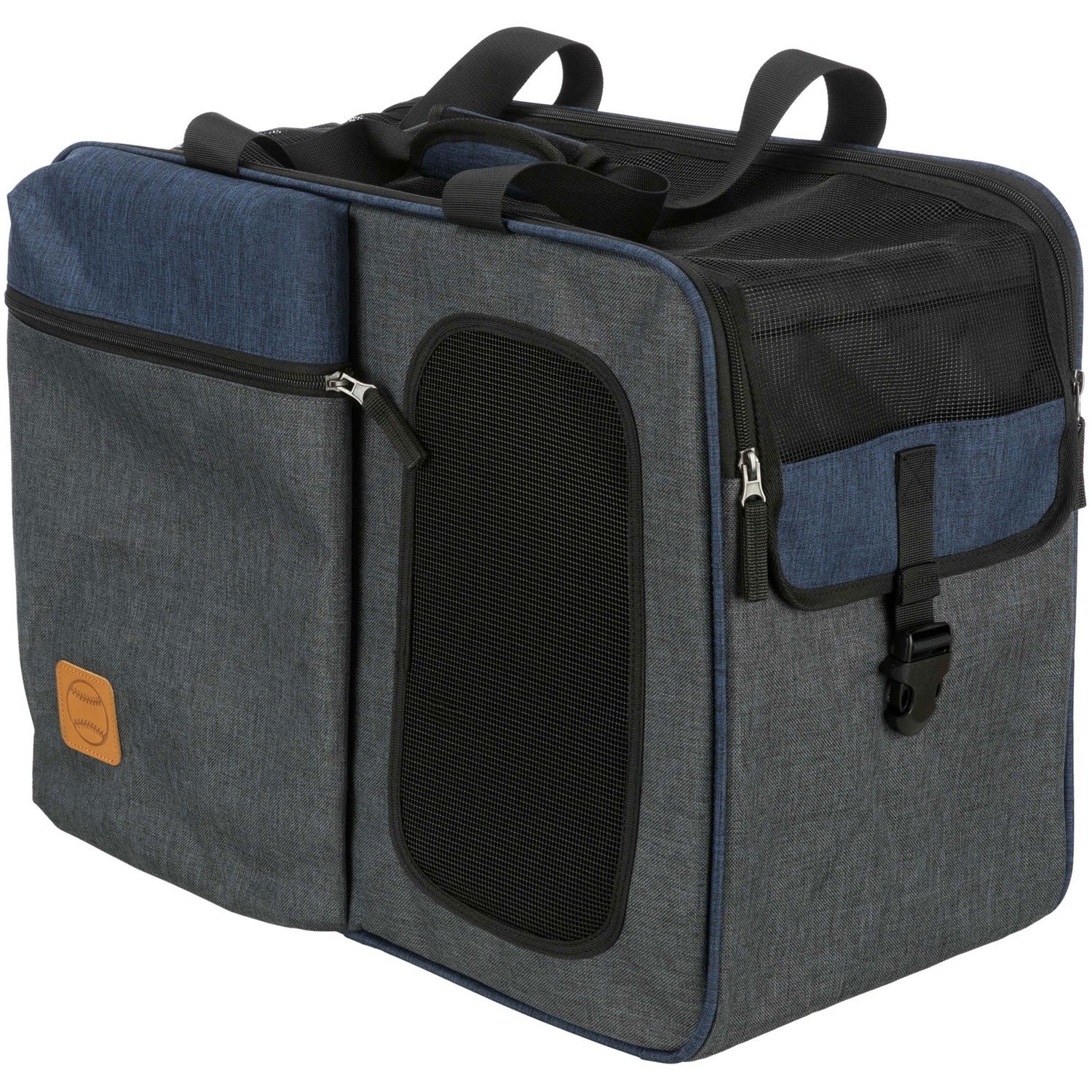 Mochila y transportín Tara 2 en 1 gris/azul