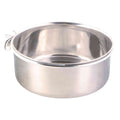 Comedero Acero Inox. con Enganche
