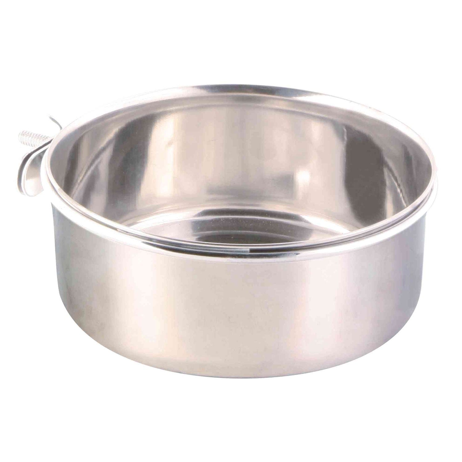 Comedero Acero Inox. con Enganche