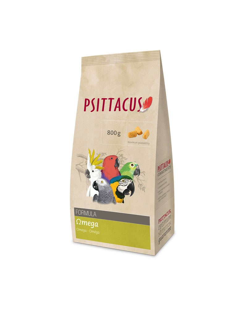 Psittacus Pienso Omega 800 gr