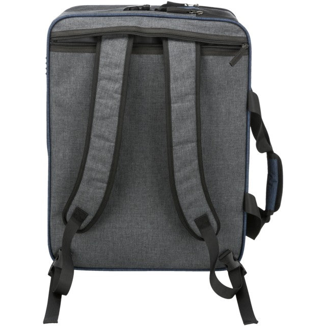 Mochila y transportín Tara 2 en 1 gris/azul