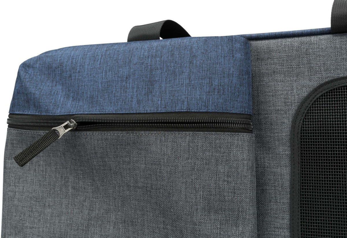 Mochila y transportín Tara 2 en 1 gris/azul