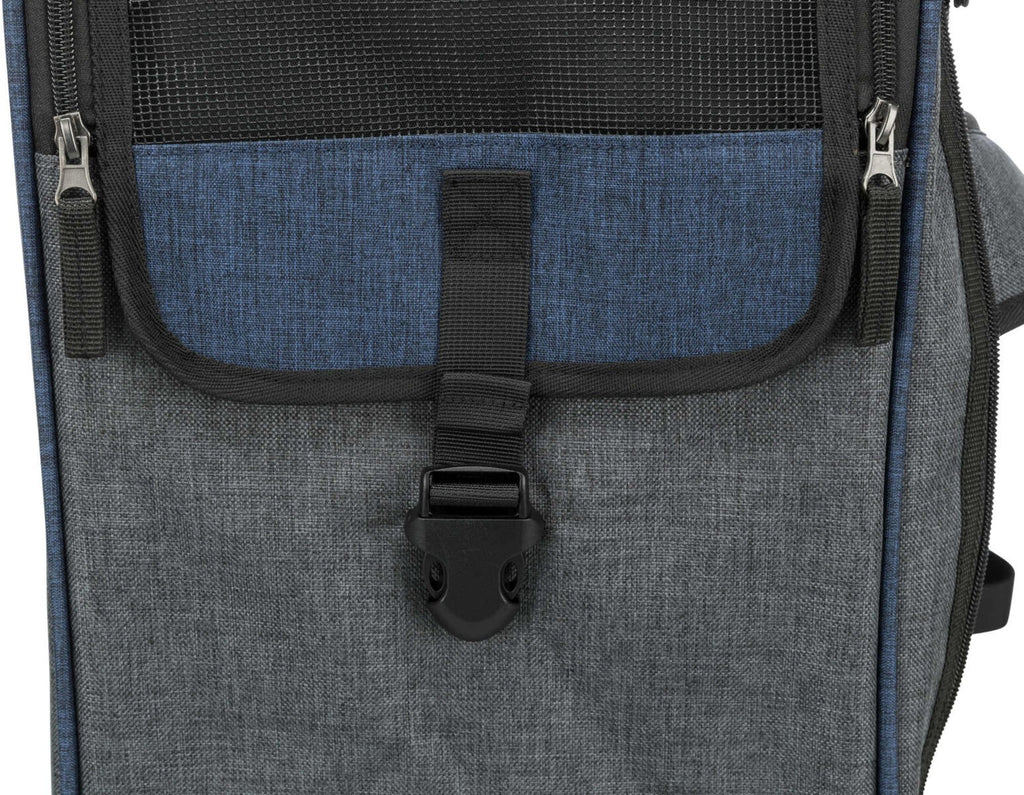 Mochila y transportín Tara 2 en 1 gris/azul
