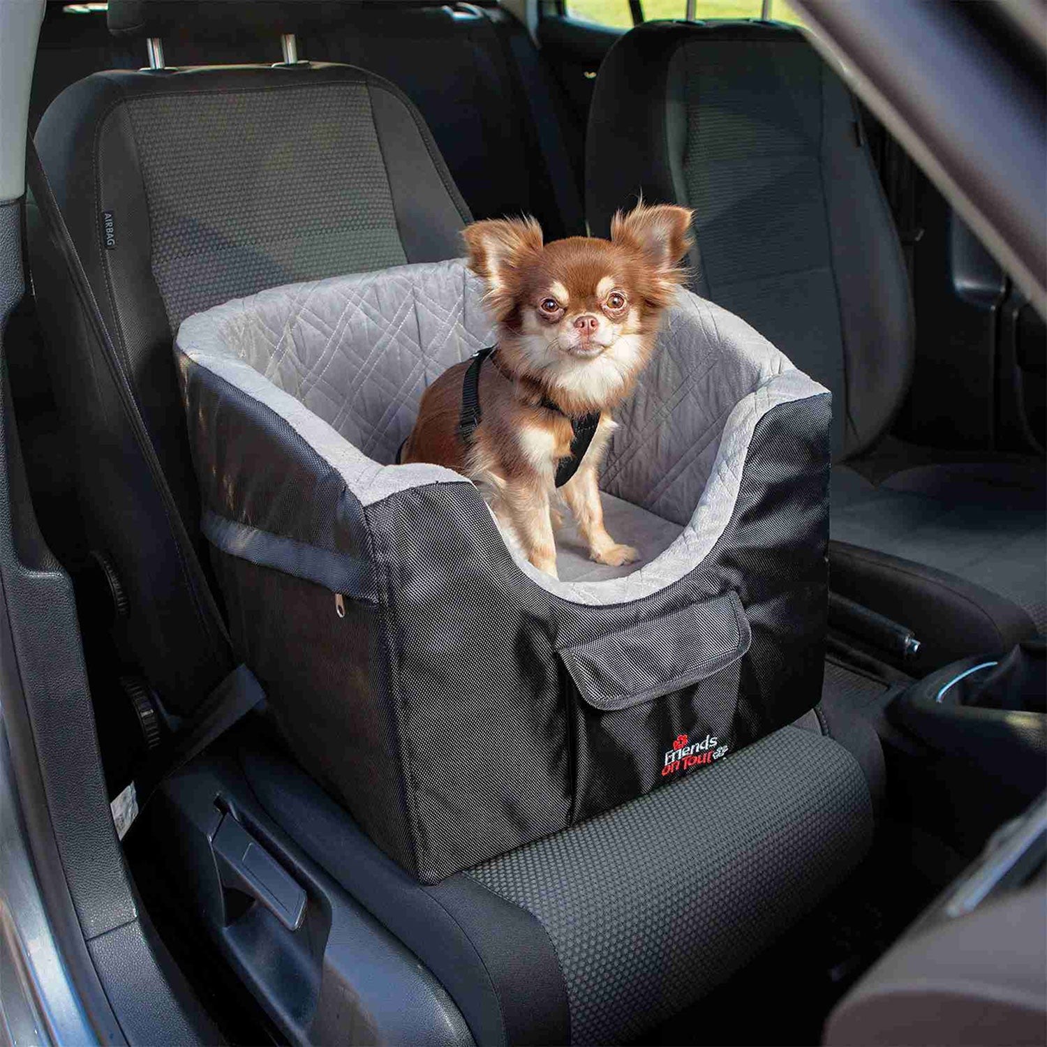 Asiento para Coche negro/gris