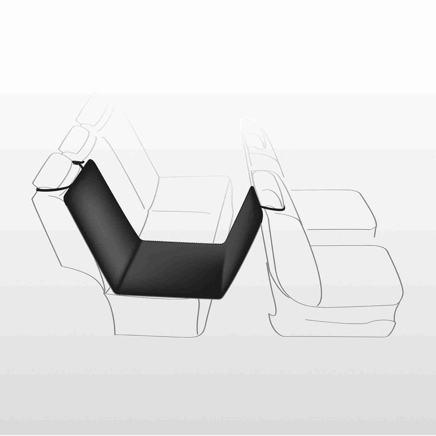Funda Protectora Asientos Coche negro/beige