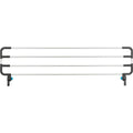 Extensible en Altura para Rejilla Universal de Coche plata/negro