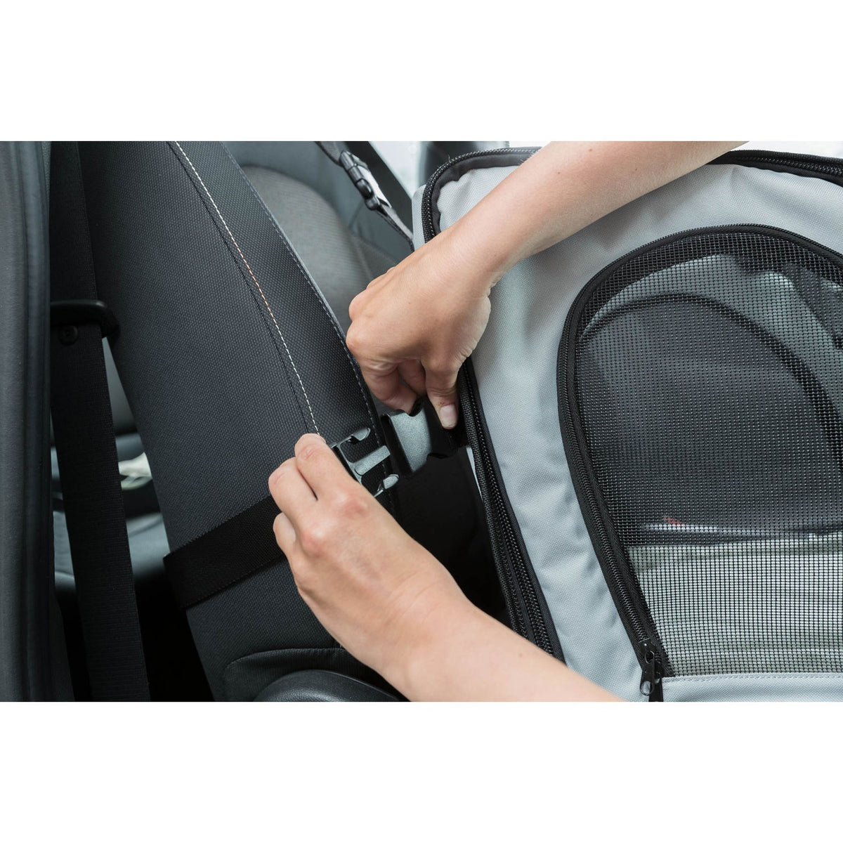 Asiento para Coche gris/negro