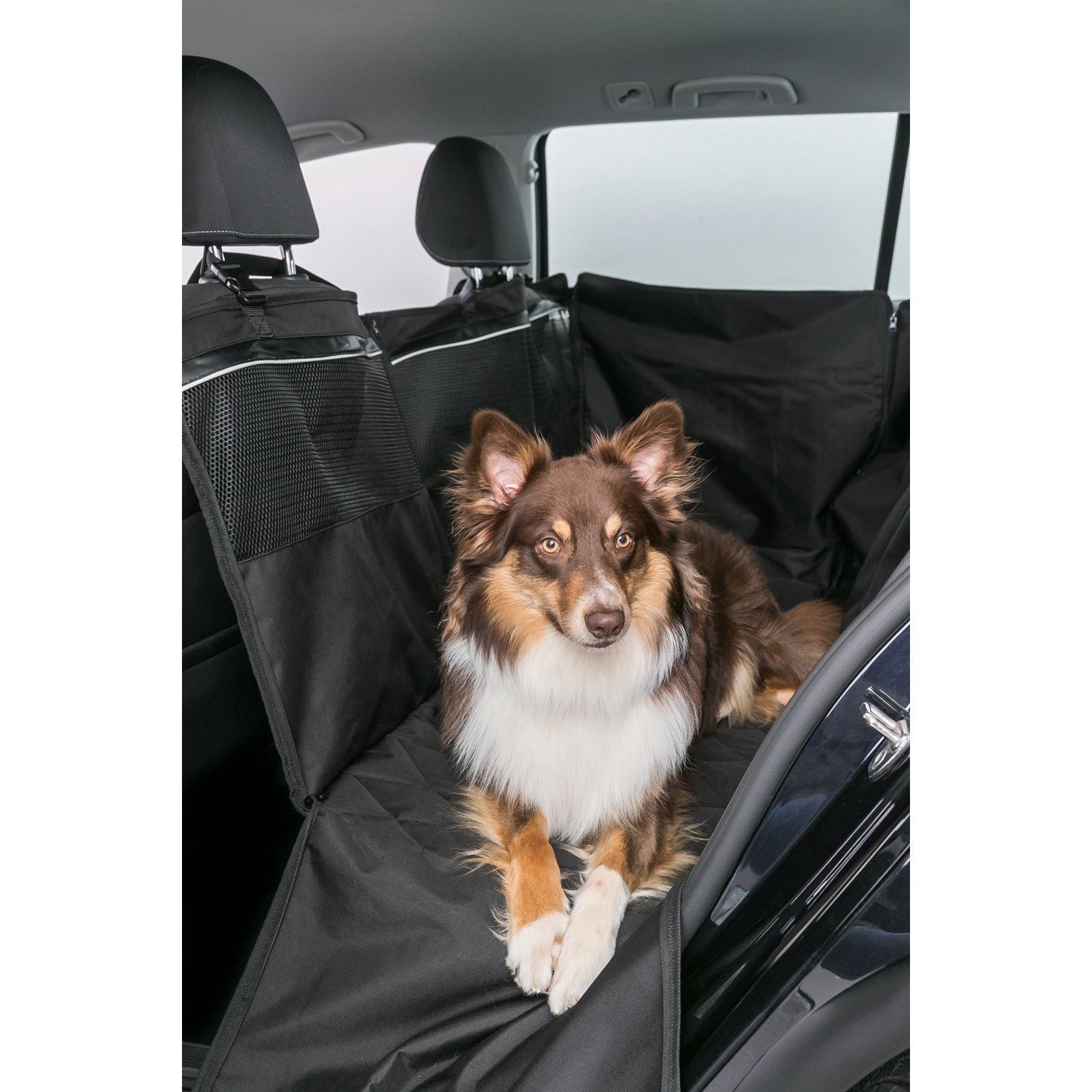 Funda Protectora Asientos Coche con partes laterales, divisible negro