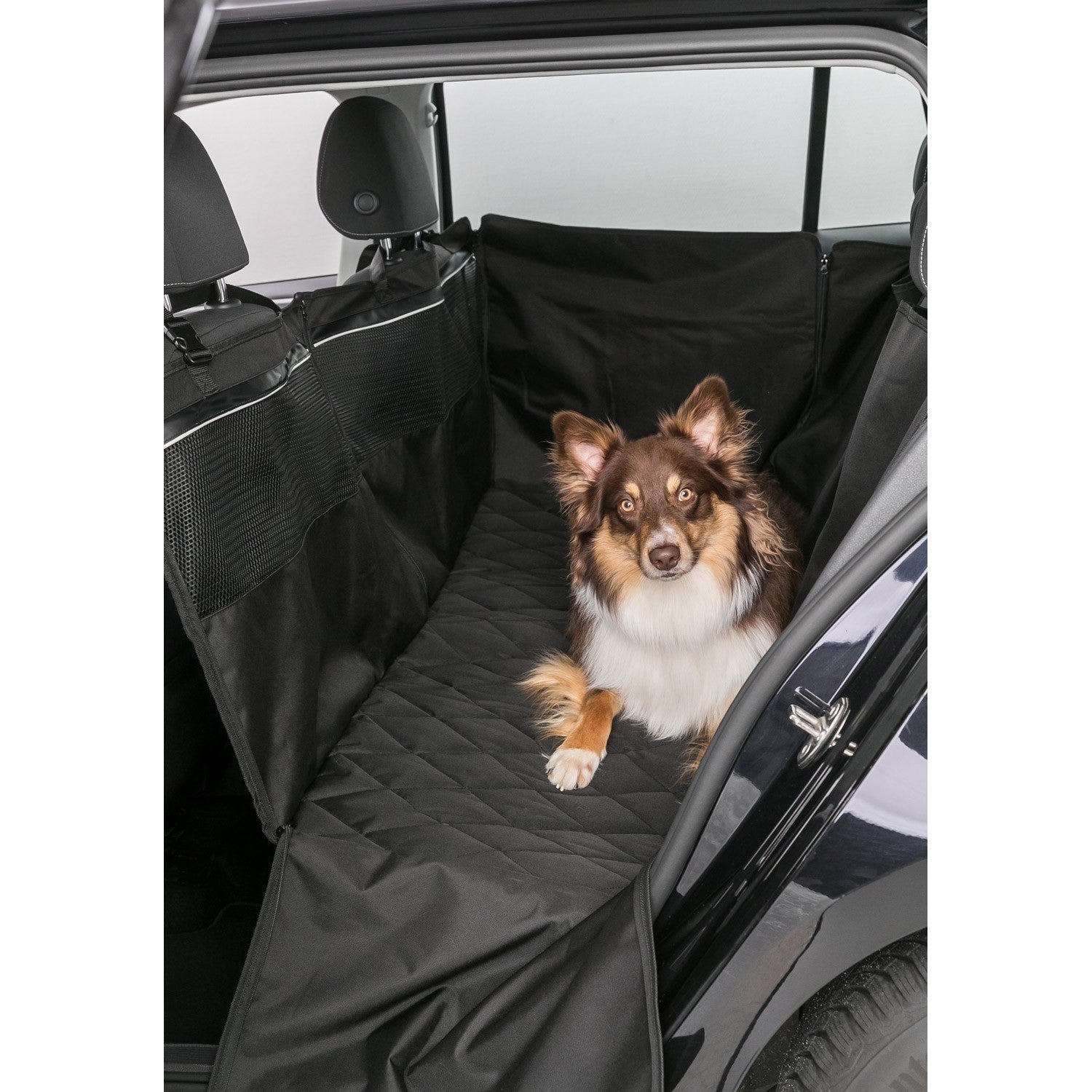 Funda Protectora Asientos Coche con partes laterales, divisible negro