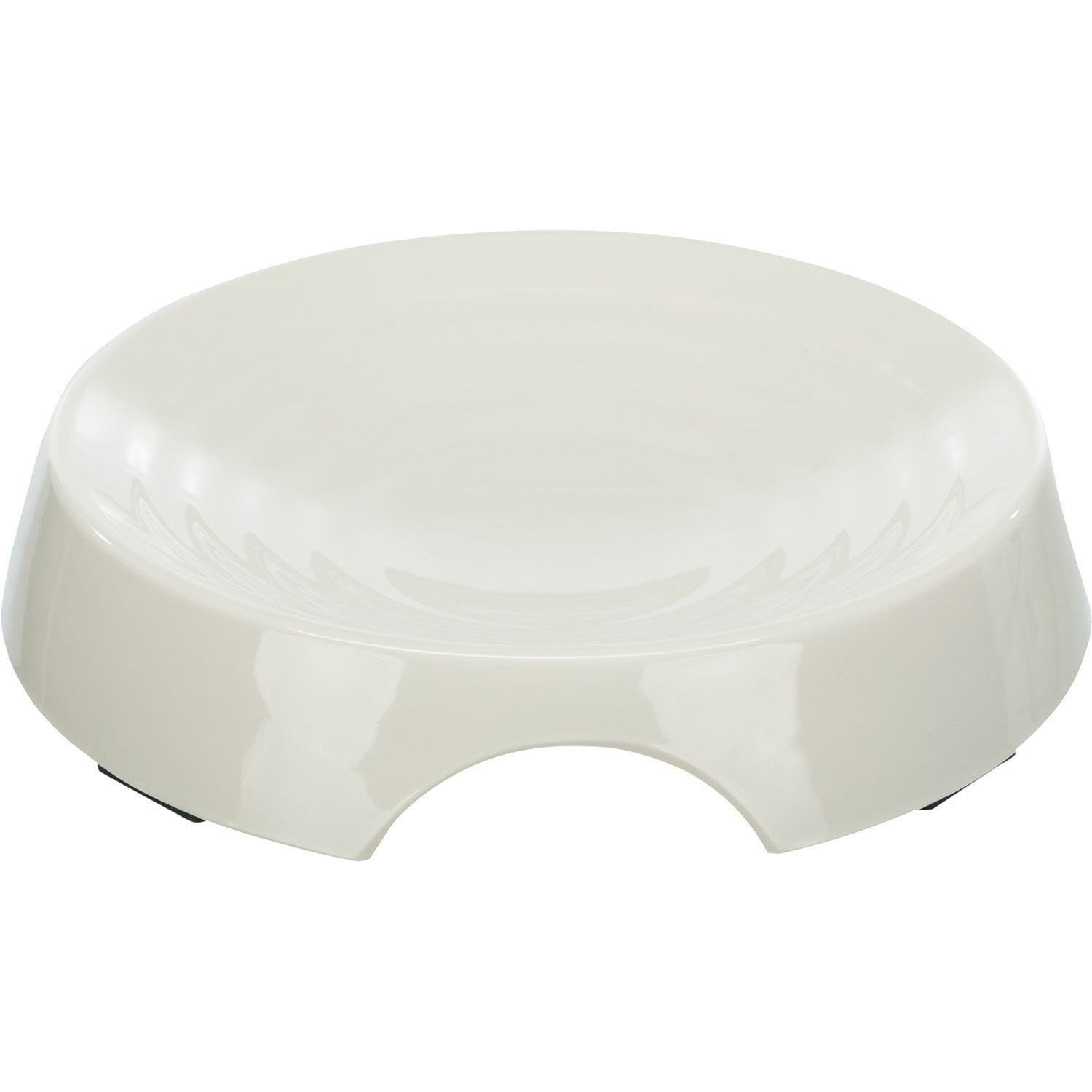 Comedero, melamina - Pack de 4 unidades blanco