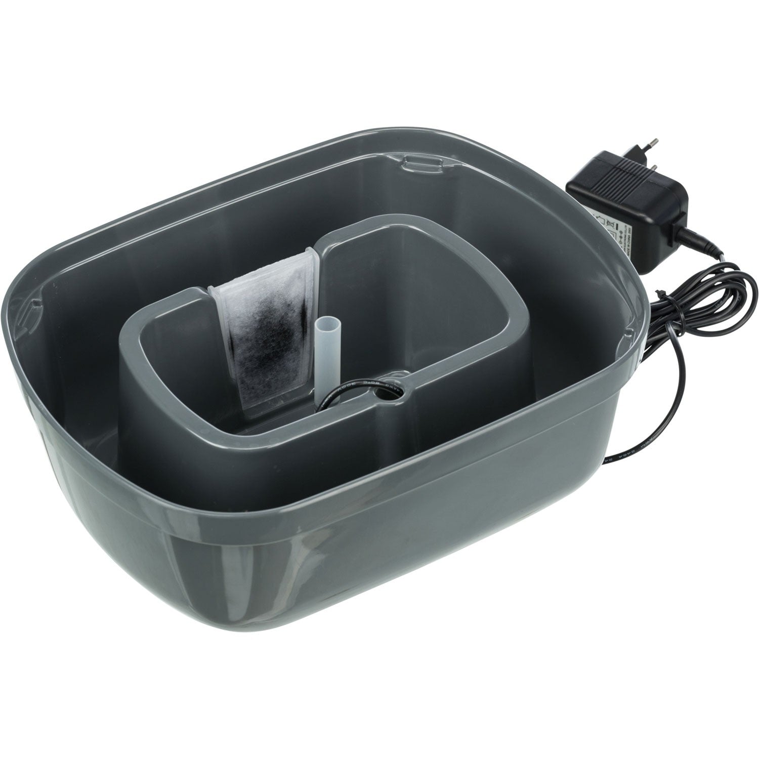 Fuente Polygon gris/blanco