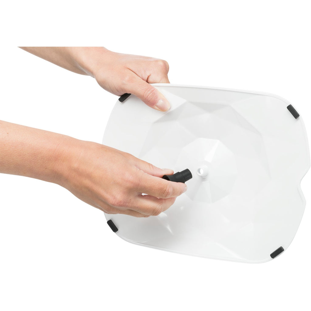 Fuente Polygon gris/blanco