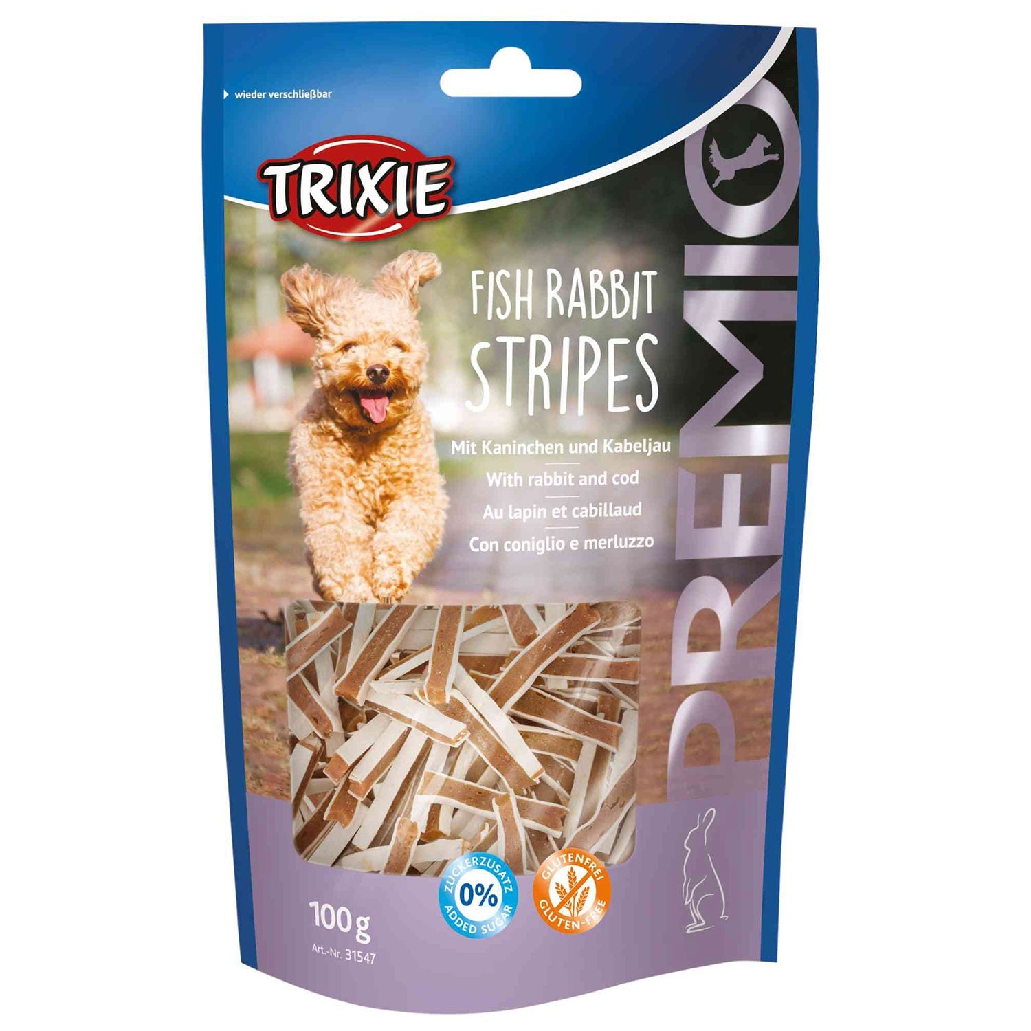 PREMIO Fish Rabbit Stripes - Pack de 6 unidades