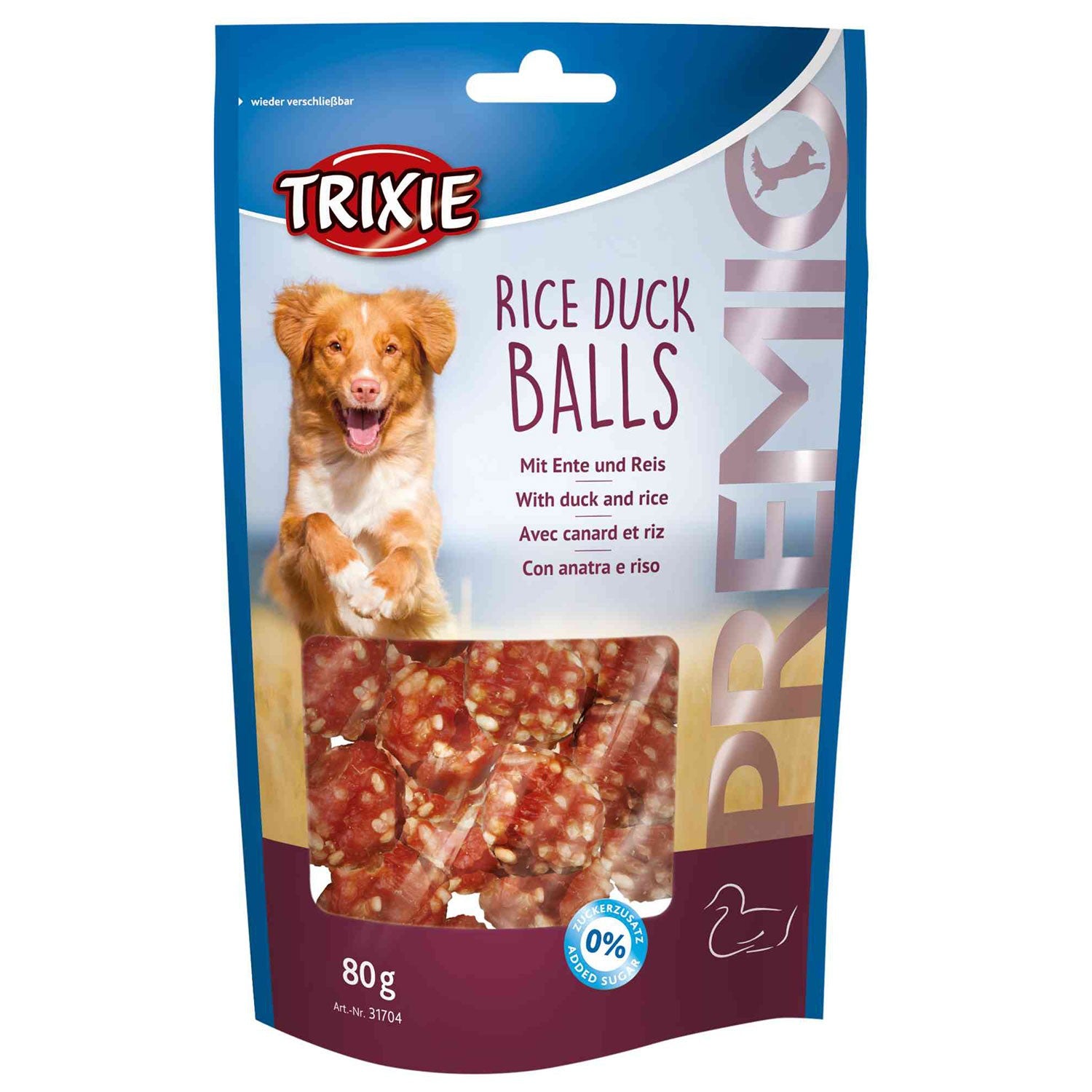 PREMIO Rice Duck Balls - Pack de 6 unidades