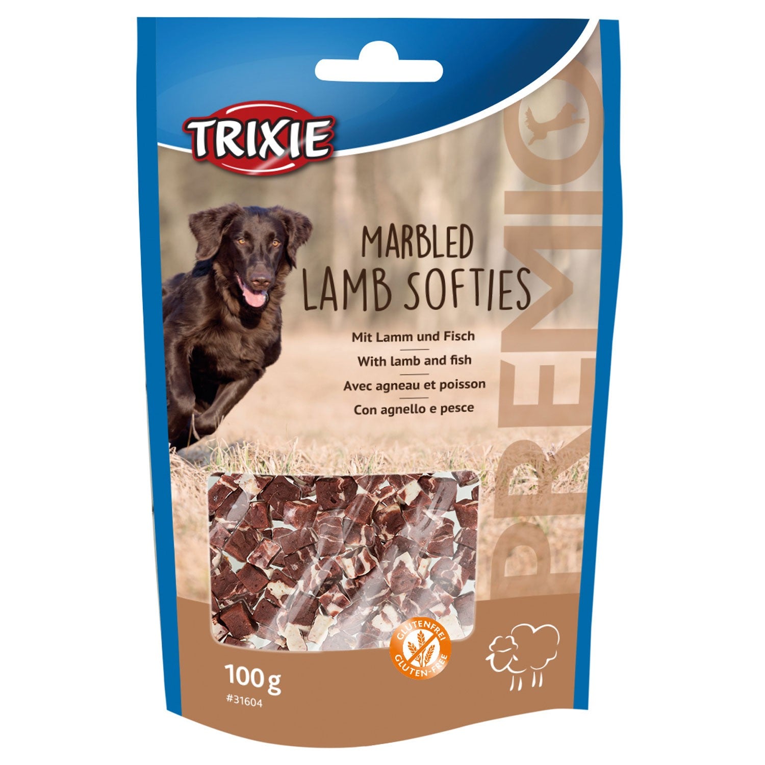 PREMIO Marbled Lamb Softies - Pack de 6 unidades