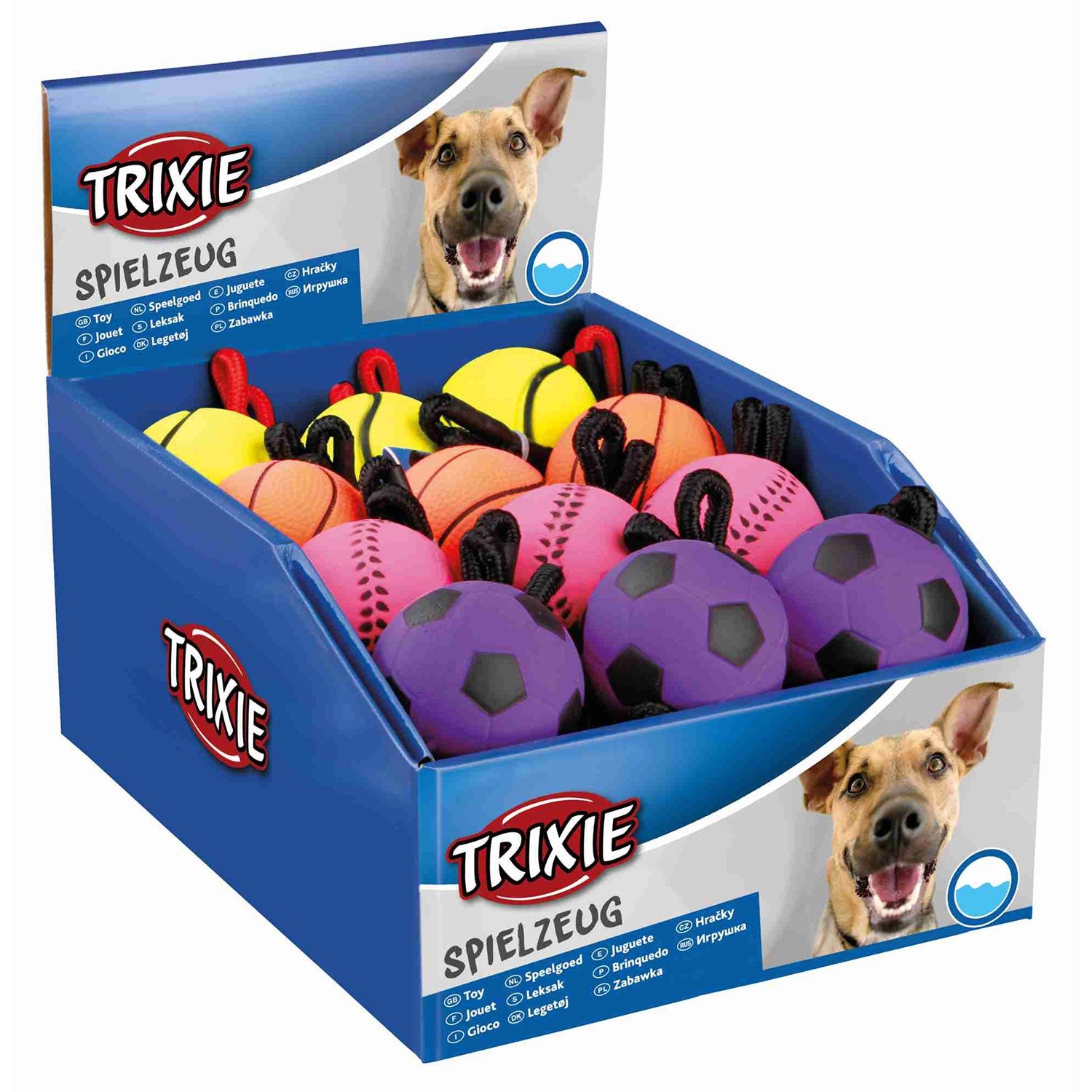 Surtido Pelotas de Deporte con Cuerda - Pack de 24 unidades