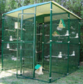 Voladero para pájaros de Jardin 4m2 partido centro